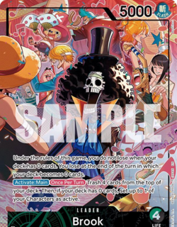 ONE PIECE BROOK OP15-022 ALT ART LEADER ADVENTURE ON KAMI’S ISLAND OP15-EB04 - Image 1