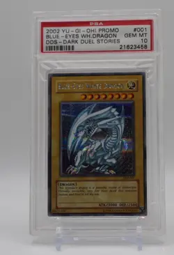 Yugioh Blue Eyes White Dragon DDS PSA 10 Clean Old Cert! - Image 4