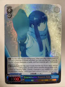 2024 Weiss Schwarz Extermination Request , Fern SFN/S108-E094S SR Frieren -NM - Image 1