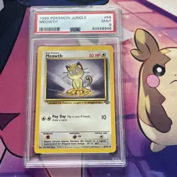 Pokemon Card | PSA 9 Meowth 56/64 English Vintage 1999 Jungle - Image 3