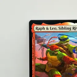 MTG Raph & Leo Sibling Rivals Foil 0166 TMNT Rare Magic Card - Image 4