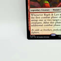 MTG Raph & Leo Sibling Rivals Foil 0166 TMNT Rare Magic Card - Image 5