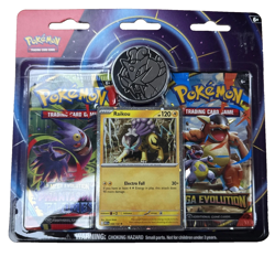 Pokemon TCG Raikou 2 Pack Checklane Blister with coin and Foil card NEW - Image 1