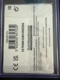 Pokemon Umbreon 130/197 Obsidian Flames Promo Stamped Reverse Holo Card Sealed - Image 3