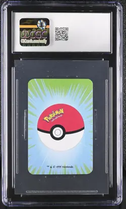 Psyduck Pokemon Mini Playing Cards 1999 Green Deck 5 of Diamonds CGC 9 Mint - Image 2
