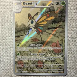 Pokemon TCG Beautifly ASC Alternative Art Holo 219/217 Stage 2 2026 Card - Image 1