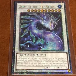 Yugioh! TCG - Ghoti of the Deep Beyond - Quarter Century Secret Rare- RA04-EN060 - Image 1