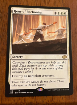 Hour of Reckoning - Jumpstart 2022 - MTG Magic Card - NM - Image 1