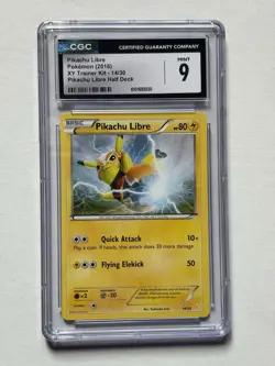 Pikachu Libre 14/30 XY Trainer Kit Half Deck Promo CGC 9 Mint Pokemon Card - Image 1