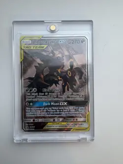 Umbreon and Darkrai GX hp 270 tag team Pokemon trading card - Image 1