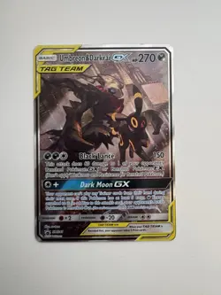 Umbreon and Darkrai GX hp 270 tag team Pokemon trading card - Image 2