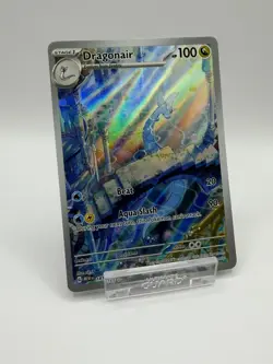 Pokemon TCG Dragonair 181/165 Scarlet & Violet 151 Illustration Rare Holo Card - Image 1