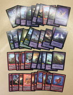 Wyvern Phoenix CCG 1995 U.S. Games LOT OF 40 Trading Cards - Image 2