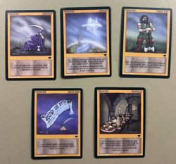 Wyvern Phoenix CCG 1995 U.S. Games LOT OF 5 Treasure Cards - Image 1