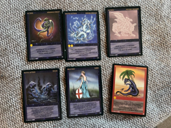 1994/1995 Wyvern BIG LOT - Common, Uncommon, and 6 Rare cards - Image 1
