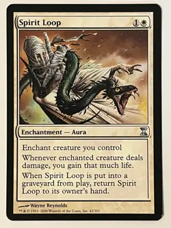 Spirit Loop Time Spiral Non-Foil MTG LP - Image 1