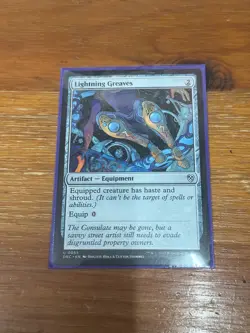 Lightning Greaves 0055 MTG Commander: Aetherdrift Uncommon NP - Image 1