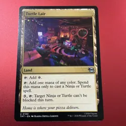 MTG - Turtle Lair - Teenage Mutant Ninja Turtles NM/M Condition Regular - Image 1
