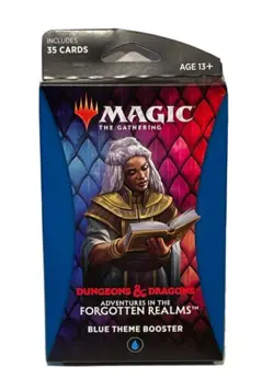2021 MTG Adventures in the Forgotten Realms BLUE Theme Booster ENGLISH D&D - Image 1