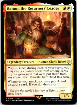 Banon, the Returners' Leader Commander: FINAL FANTASY, 78 NM - Image 1