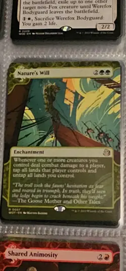Nature's Will Wilds of Eldraine: Enchanting Tales Regular - Image 1