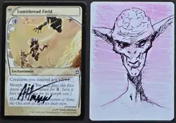 SKETCHED MtG Magic Altmann_ Future Sight _ Artist Proof _ LUMITHREAD FIELD _1/50 - Image 1