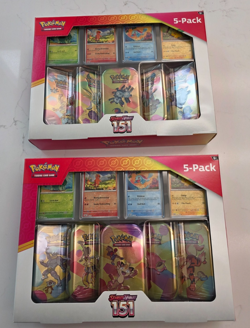 (Lot Of 2) Pokemon 151 Costco Mini Tin Bundle Factory Sealed - Image 1