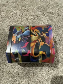 Pokemon TCG Mega Charizard X Y Tins Sealed Set of 2 Phantasmal Flames New - Image 2