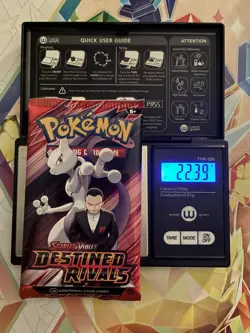 (VERY HEAVY) 22.39g Pokemon TCG Destined Rivals Booster Pack (SEALED)✅ - Image 1