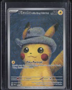 2023 Pokemon Pokemon X Van Gogh #085 Pikachu With Grey Felt Hat - Image 1
