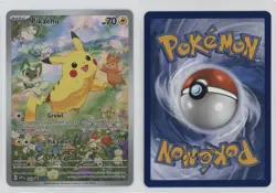Pikachu (Paldea Adventure Chest) Holo Pokemon Scarlet & Violet Black Star Promo - Image 3
