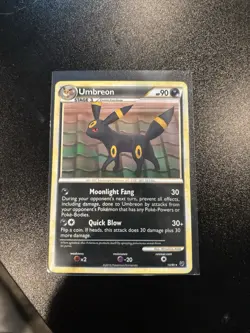 Pokemon Umbreon Rare Deck Exclusives 010/090 2010 90 HP Stage 1 Regular - Image 1