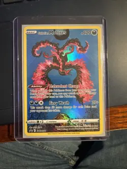 2023 POKEMON SWSH BLACK STAR PROMO 284 GALARIAN MOLTRES CROWN ZENITH TIN - Image 1