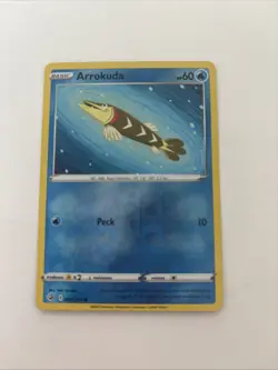 Reverse Holo Arrokuda 082/264 Common Fusion Strike Pokemon TCG - Image 1