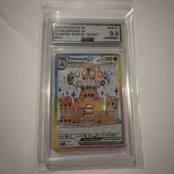 Pokemon TCG Palossand ex 221/191 Sv08 Surging Sparks Secret Rare Holo AGS 10 - Image 1