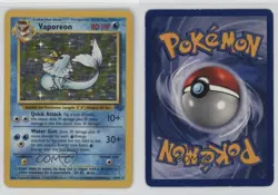 Vaporeon Holo Pokemon Jungle #12 1999 - Image 3