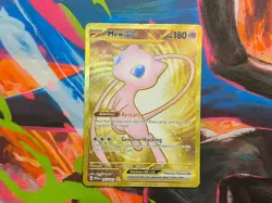 Pokemon Mew EX 205/165 Scarlet & Violet 151 Gold Full Art Holo English - Image 1