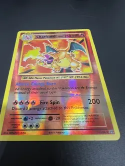 2016 Pokemon Evolutions Charizard Reverse Holo Foil # 11/108 Very Good w/1 flaw - Image 3