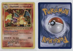 Charizard Holo Pokemon XY Evolutions 20th Anniversary #11 - Image 3