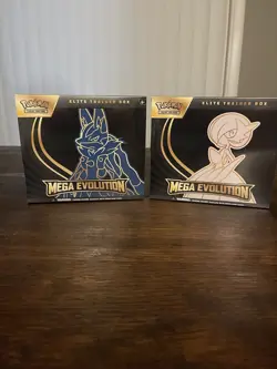 Pokemon TCG: Mega Evolution Elite Trainer Box (ETB)2 Box Set Lucario & Gardevoir - Image 1