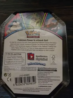Pokemon TCG - Mighty Mysterious Tin/Knockout Tin [Darkrai] [Factory-Sealed] - Image 2