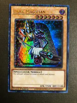 Yugioh - Dark Magician HAC1-EN002 1st Edition Dual Terminal Ultra PF Pristine! - Image 1