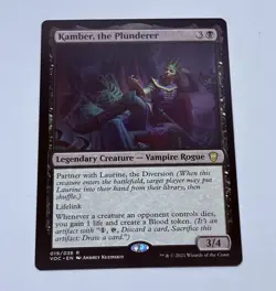 Kamber, The Plunderer 019/038 Magic The Gathering Trading Card MTG Tc7 - Image 1