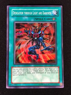 Yugioh Dedication Through Light And Darkness IOC-095 Super (NM) - Image 1