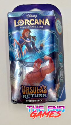 Disney Lorcana TCG: Ursula's Return Sealed Starter Deck - Sapphire & Steel New - Image 1