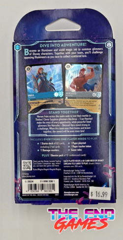 Disney Lorcana TCG: Ursula's Return Sealed Starter Deck - Sapphire & Steel New - Image 2