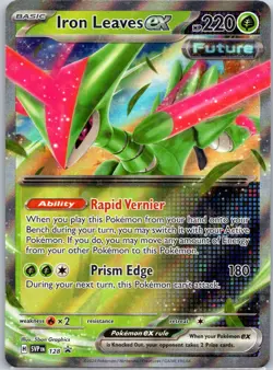 Iron Leaves ex - Holo SV: Scarlet & Violet Promo Cards #128 NM - Image 1