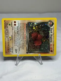 Pokemon Dark Dugtrio TCG Holo Card 6/82 Rare - Image 3