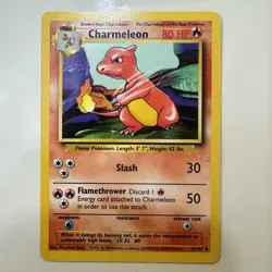 Charmeleon - 24/102 - Base Set - Unlimited - Pokemon Card - Vintage - Near Mint - Image 1