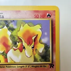 Ponyta 1ST EDITION Team Rocket Set 64/82 Common Pokemon Card NEAR MINT 2000 - Image 4